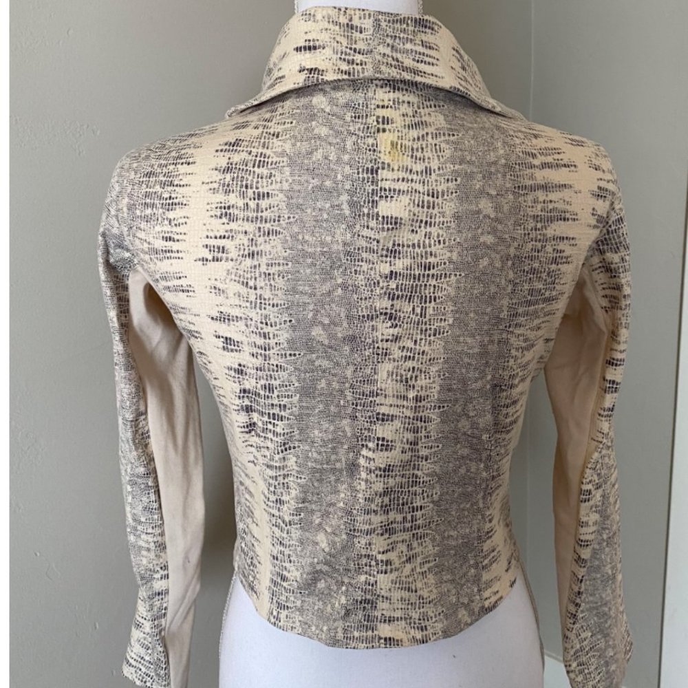 Georgie Python By Intermix Jacket Xs - image 5